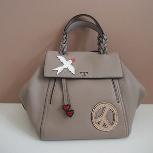 Tory Burch Peace Embellished Satchel / Cross Body
